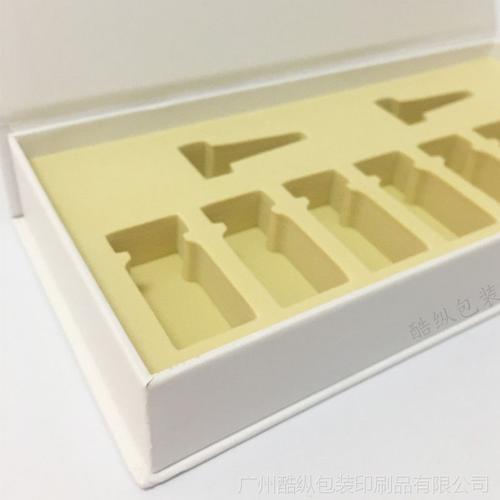 广州包装印刷厂专业定制化妆品护肤品精华包装盒 eva内托彩盒